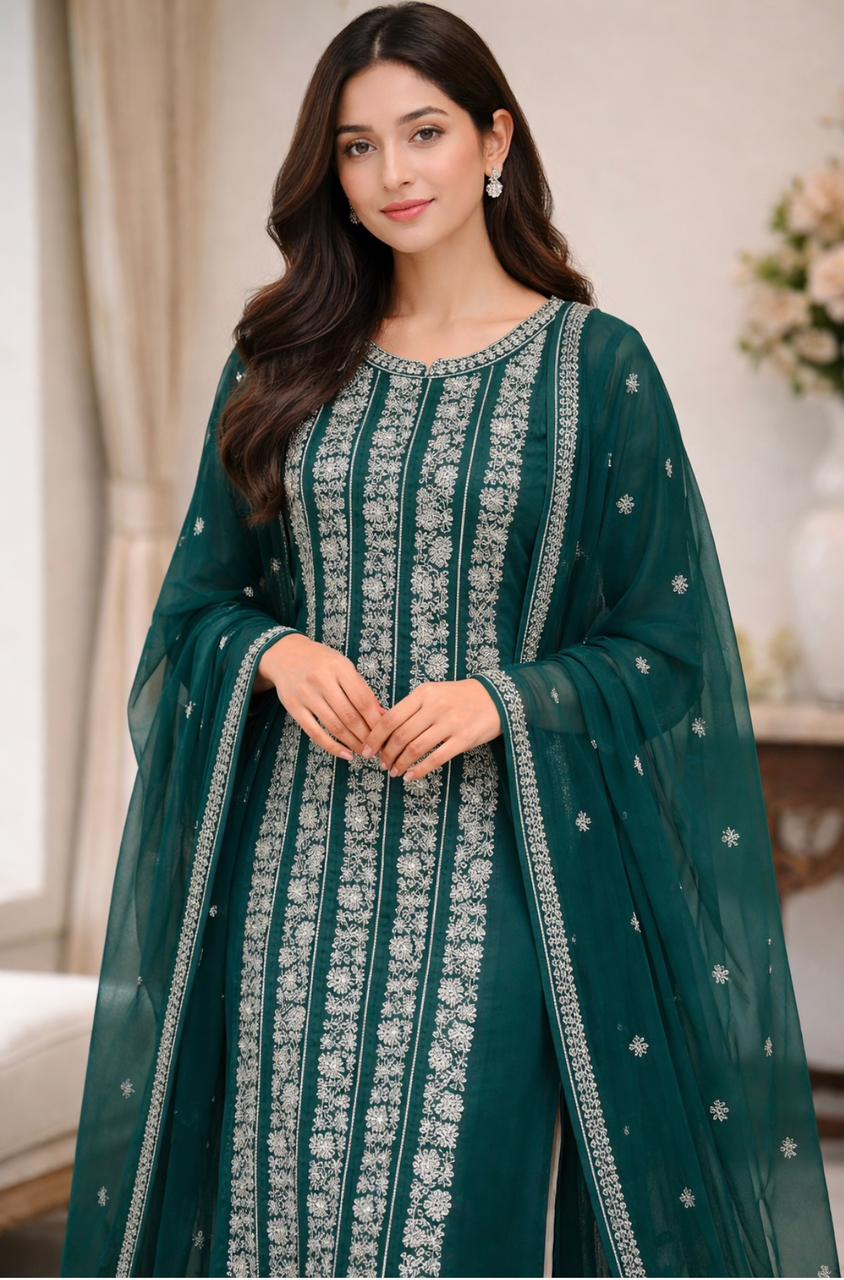 Lawn 3 piece embroidered