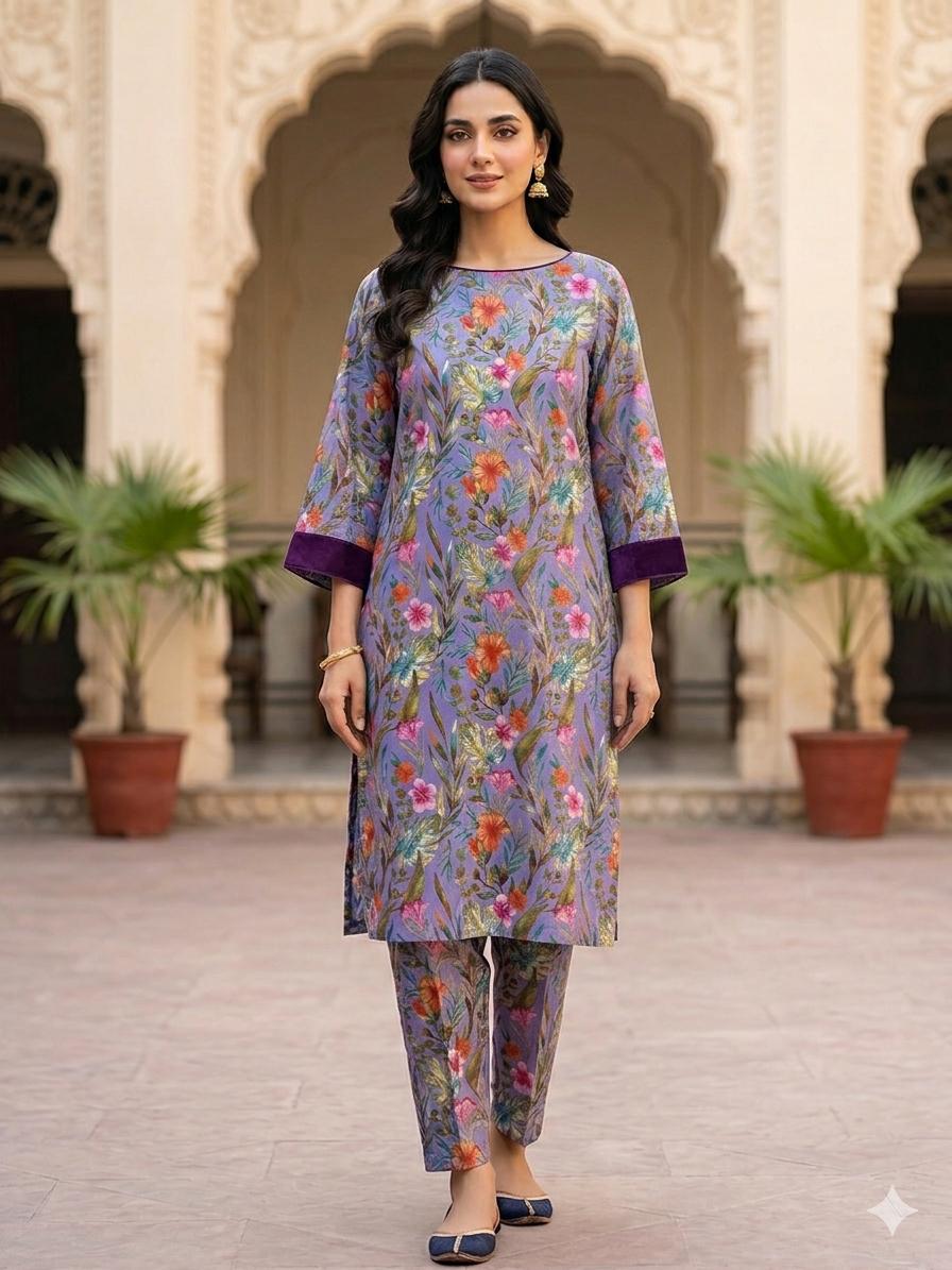 Lawn Two Piece Printed Suit