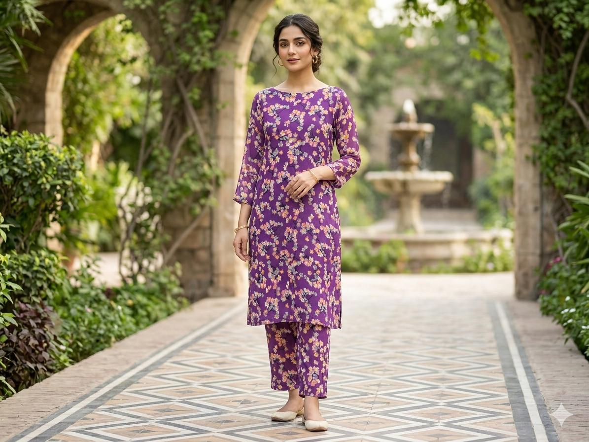 Lawn Two Piece Printed Suit