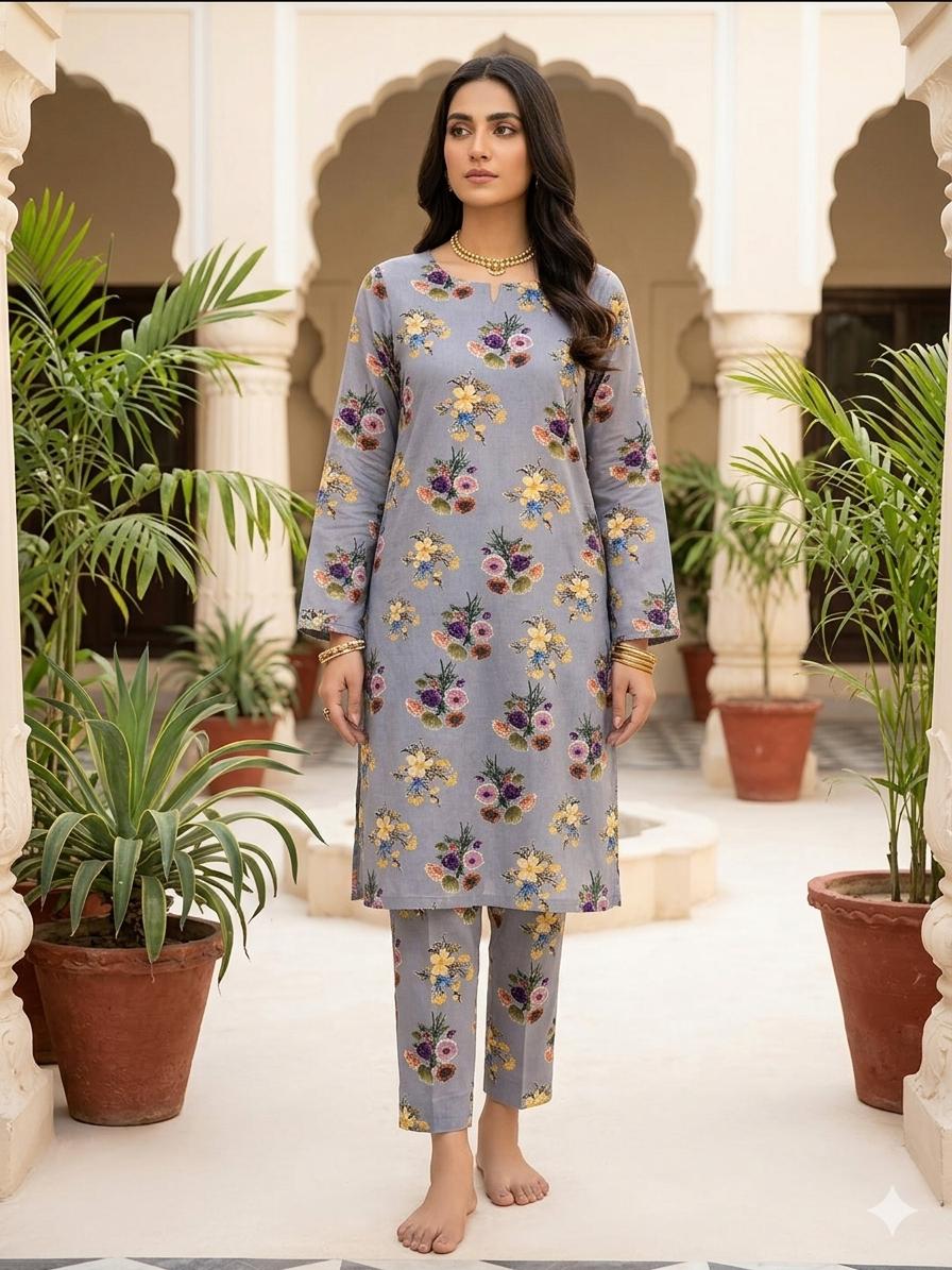Lawn Two Piece Printed Suit