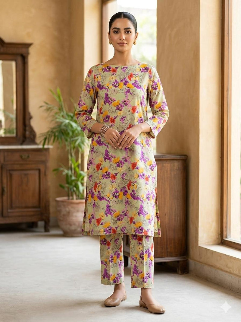 Lawn Two Piece Printed Suit
