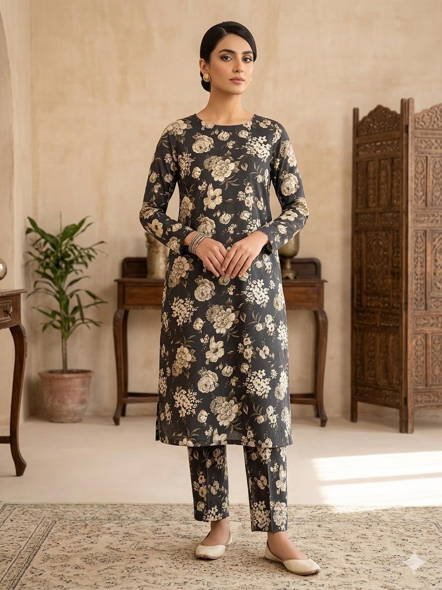 Lawn Two Piece Printed Suit